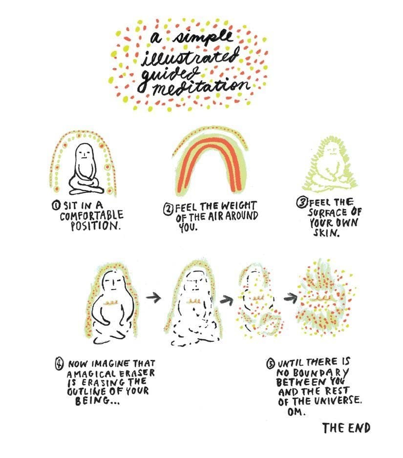 A simple illustrated guided meditation